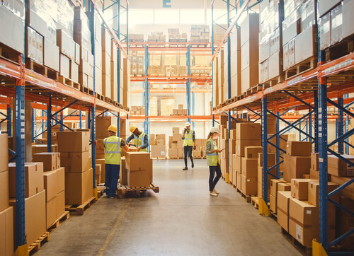 Warehousing illustration