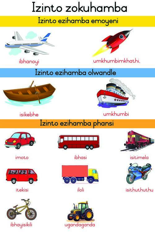 Izinto zokuhamba 2
