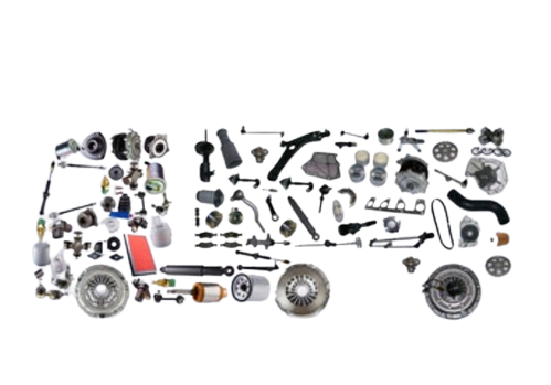 Assorted automotive parts collage