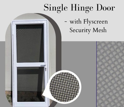 Skydro security screen door