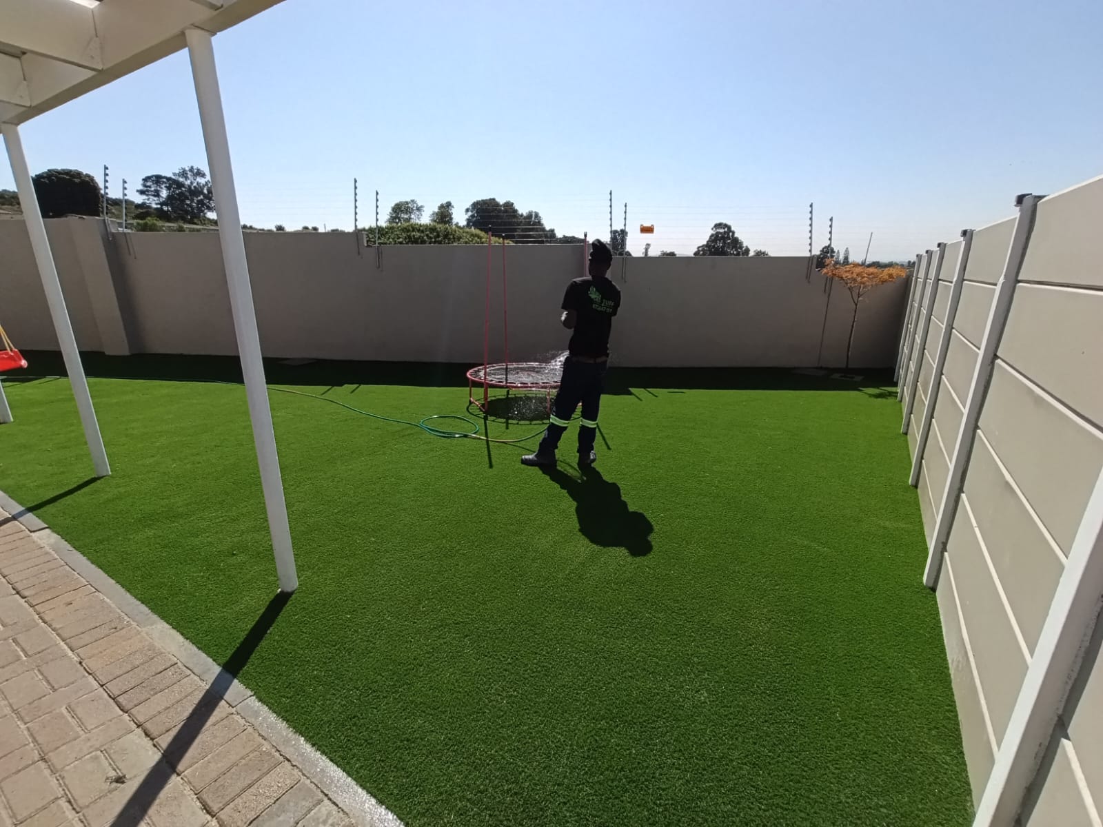 Mr Turf outdoor living project