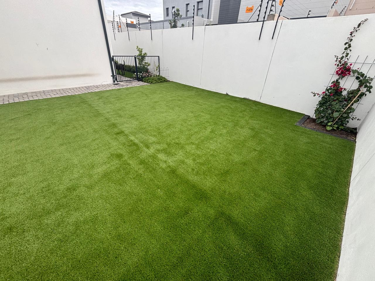 Artificial grass installation placeholder