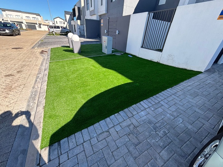 After - Artificial grass and paving project in Table View