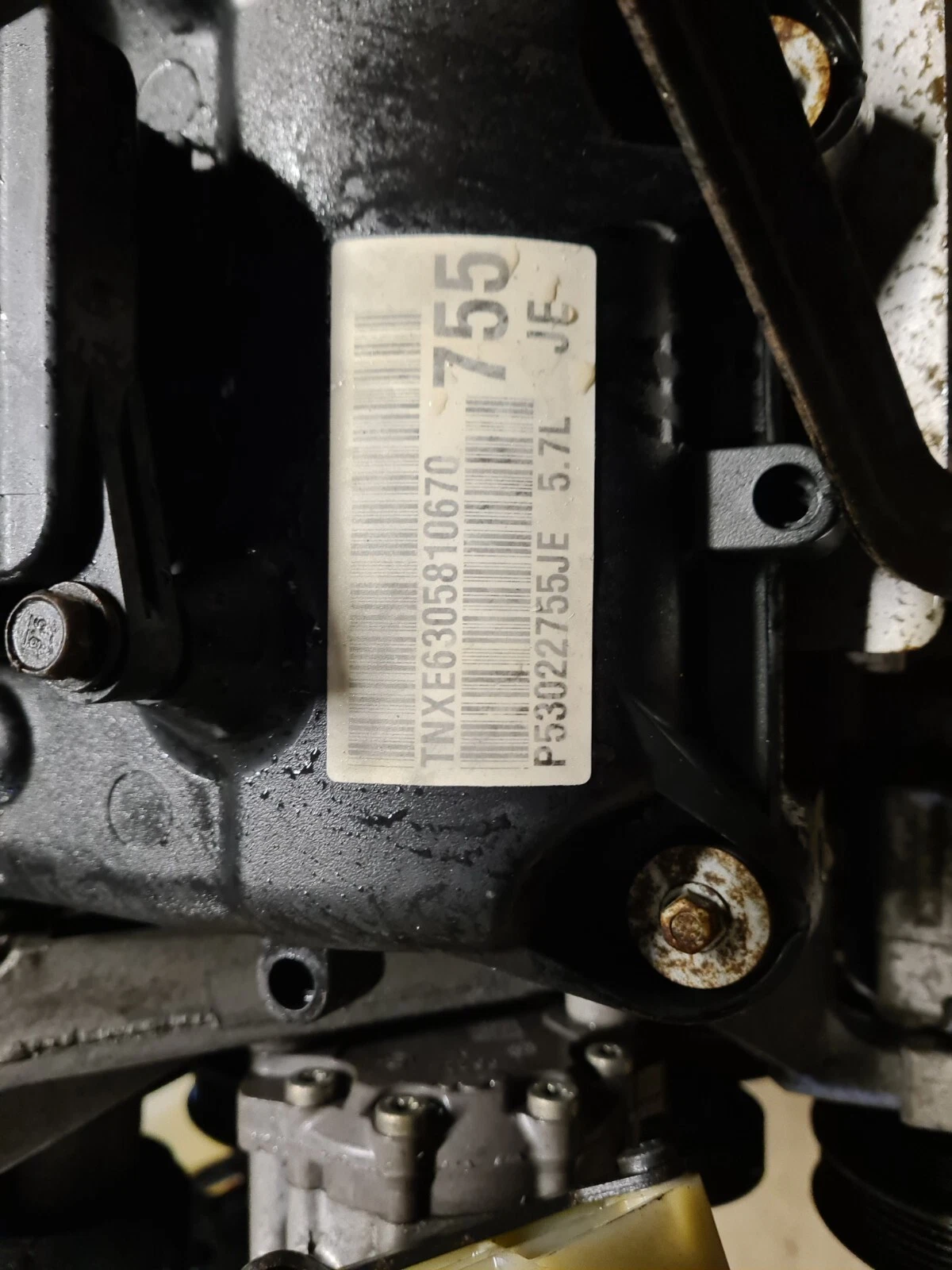 Dodge 5.7L HEMI V8 Engine – Ram/Charger Swap