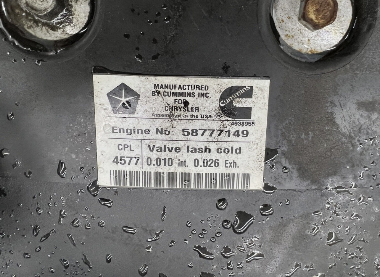 Ram 6.7L Cummins Turbo Diesel Engine