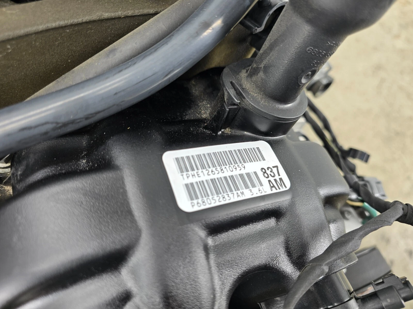 Chrysler 3.6L Pentastar V6 – Charger/Jeep Replacement