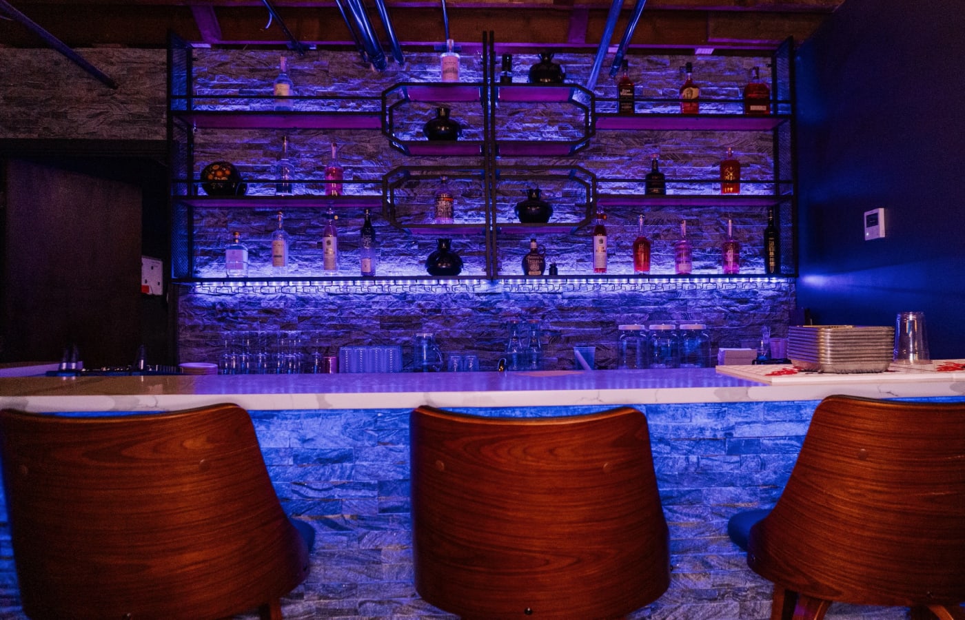 The Mezzanine private bar at Uno Más, Spokane