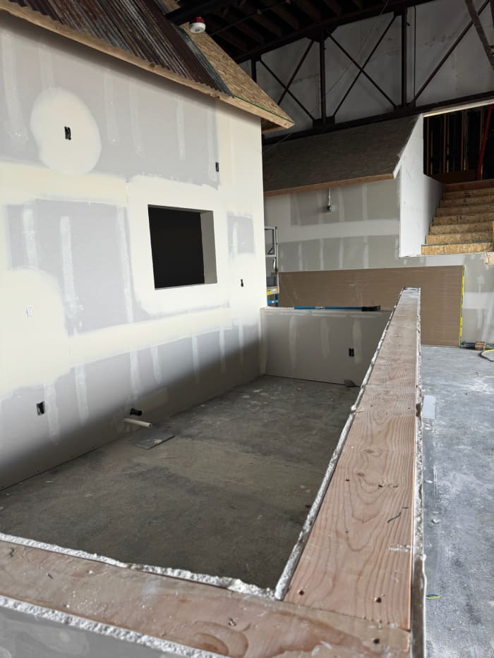Interior takes shape