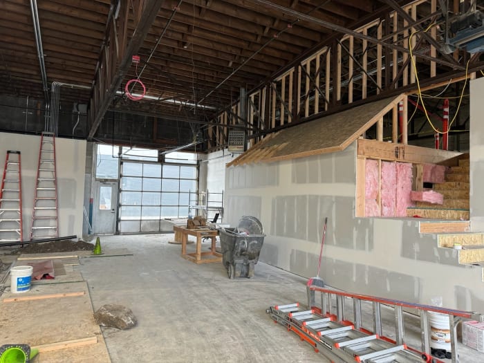Interior takes shape