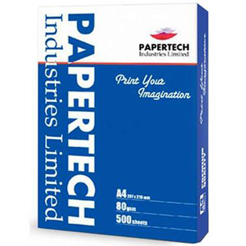 পেপারটেক ৮০ জিএসএম ৫০০ পেজ ( papertech paper A4)