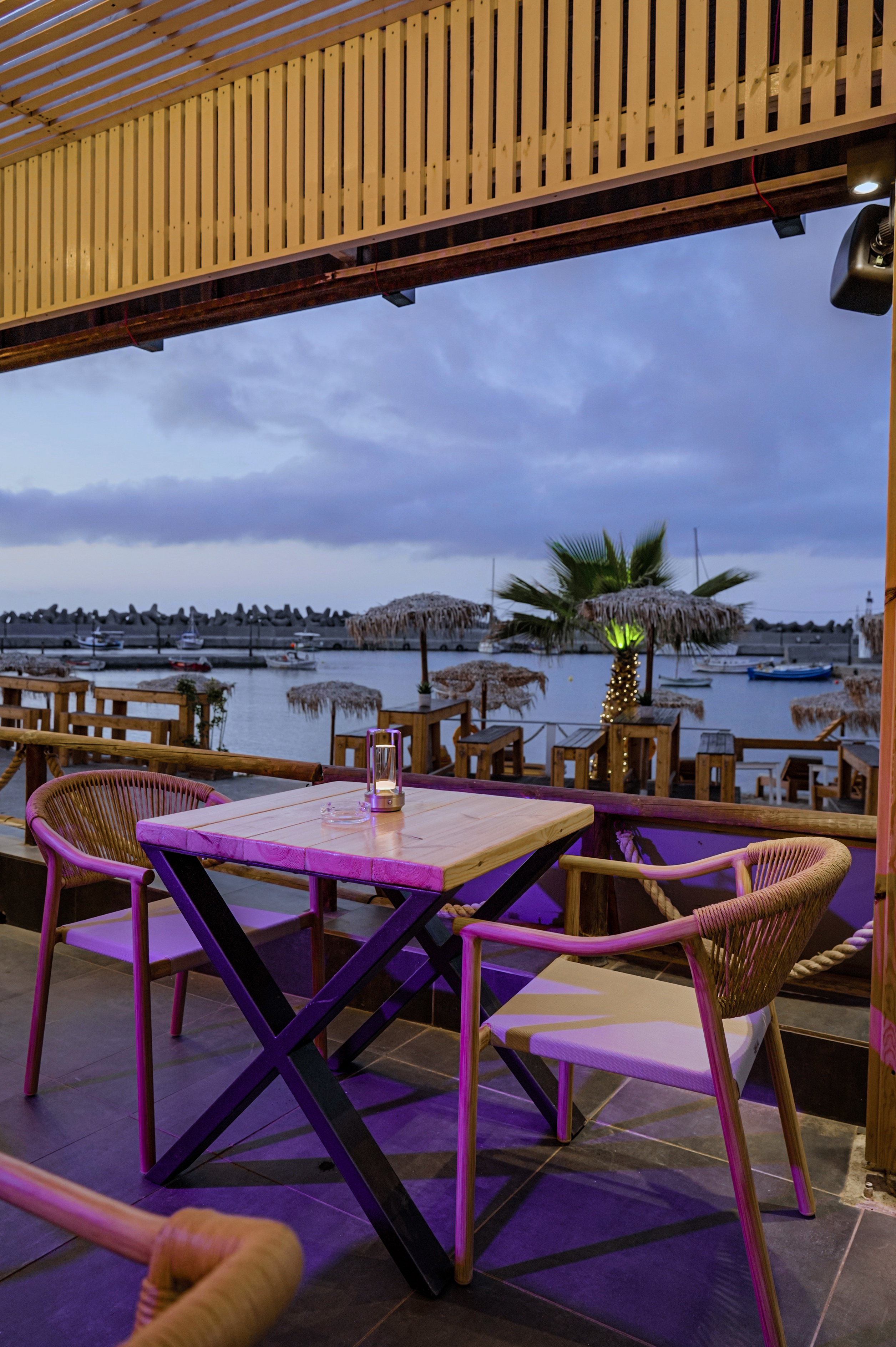 Signature drink on the bar.