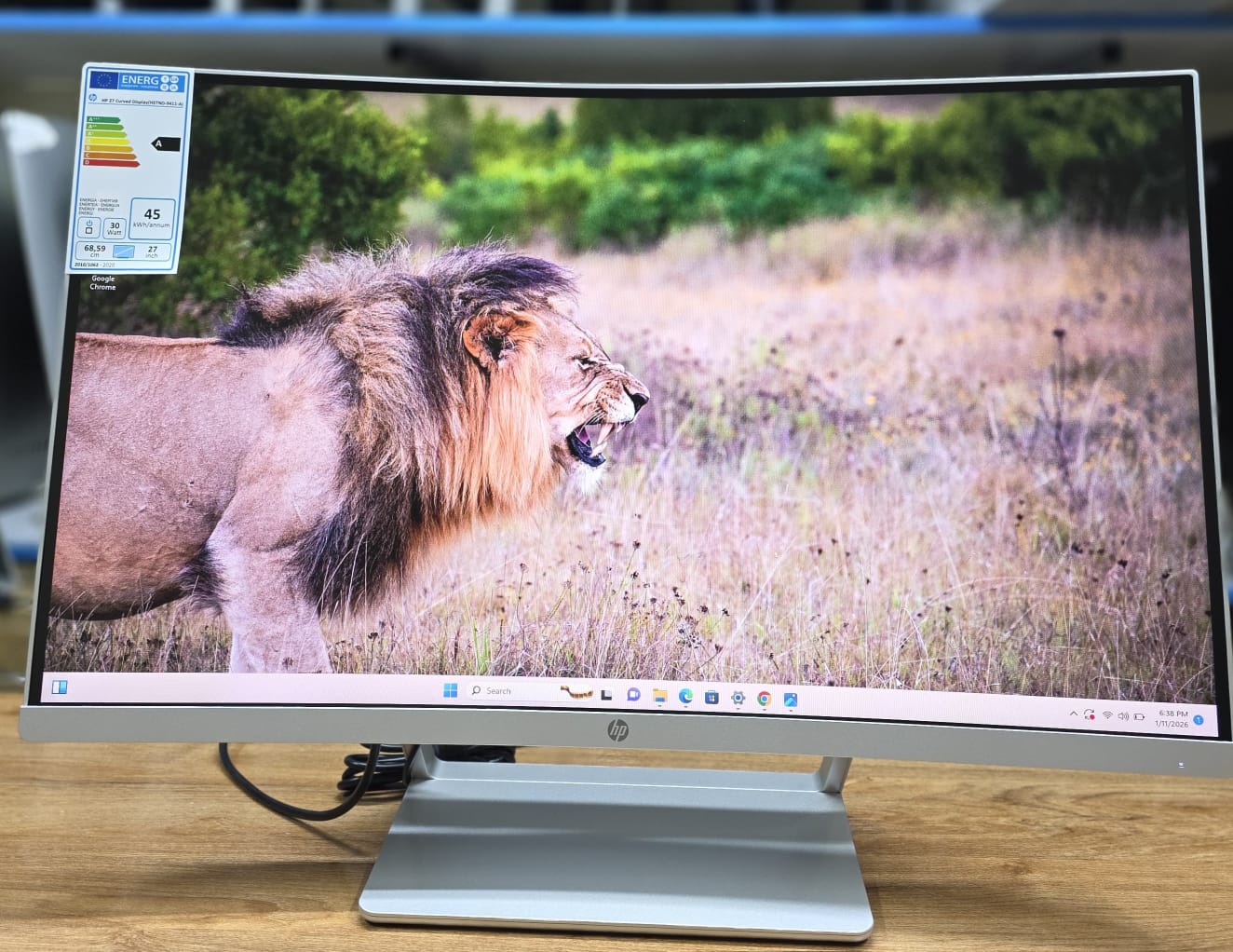 Hp 27 inch curved display