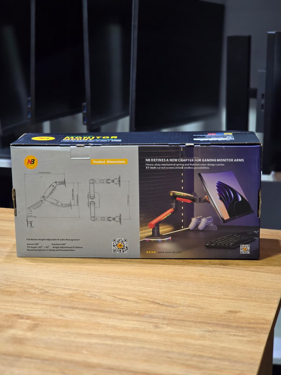 NB DUAL MONITOR MOUNT MODEL - F160