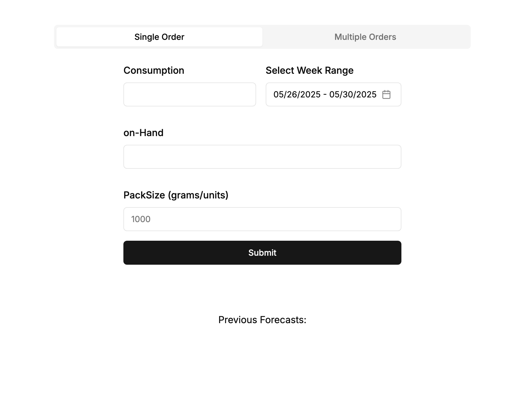 Orders Management Dashboard