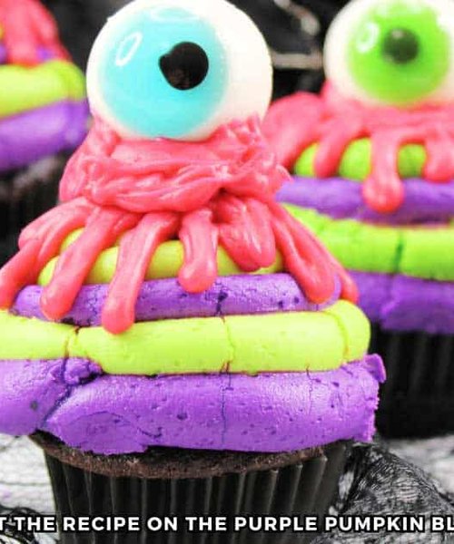 Monster Eyeball Cupcakes