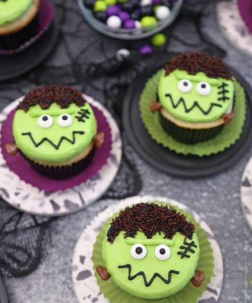 Frankenstein Cupcakes