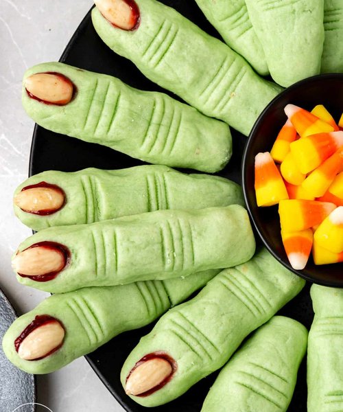 Halloween Witch Finger Cookies