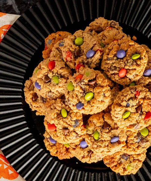 Chewy Halloween Monster Cookies