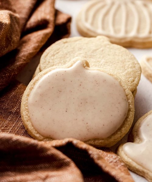 Pumpkin Spice Cut-Out Sugar Cookies