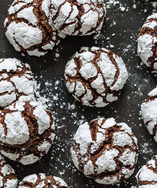 Chocolate Crinkle Cookies