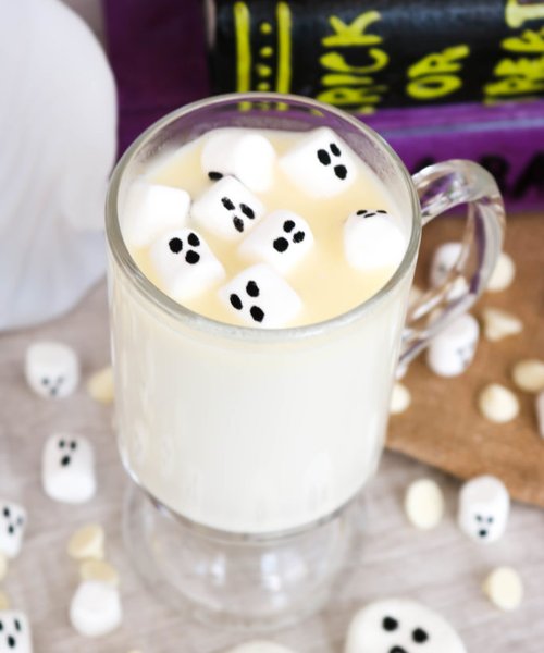 Ghostly White Hot Chocolate