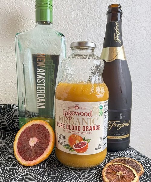 Blood Orange Halloween Mocktail