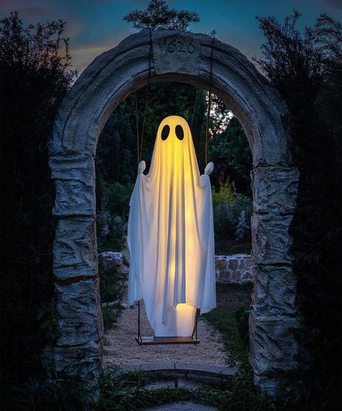 Floating Ghost Porch Decor
