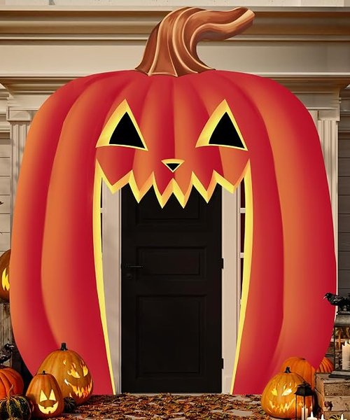 Pumpkin Arch Front Door