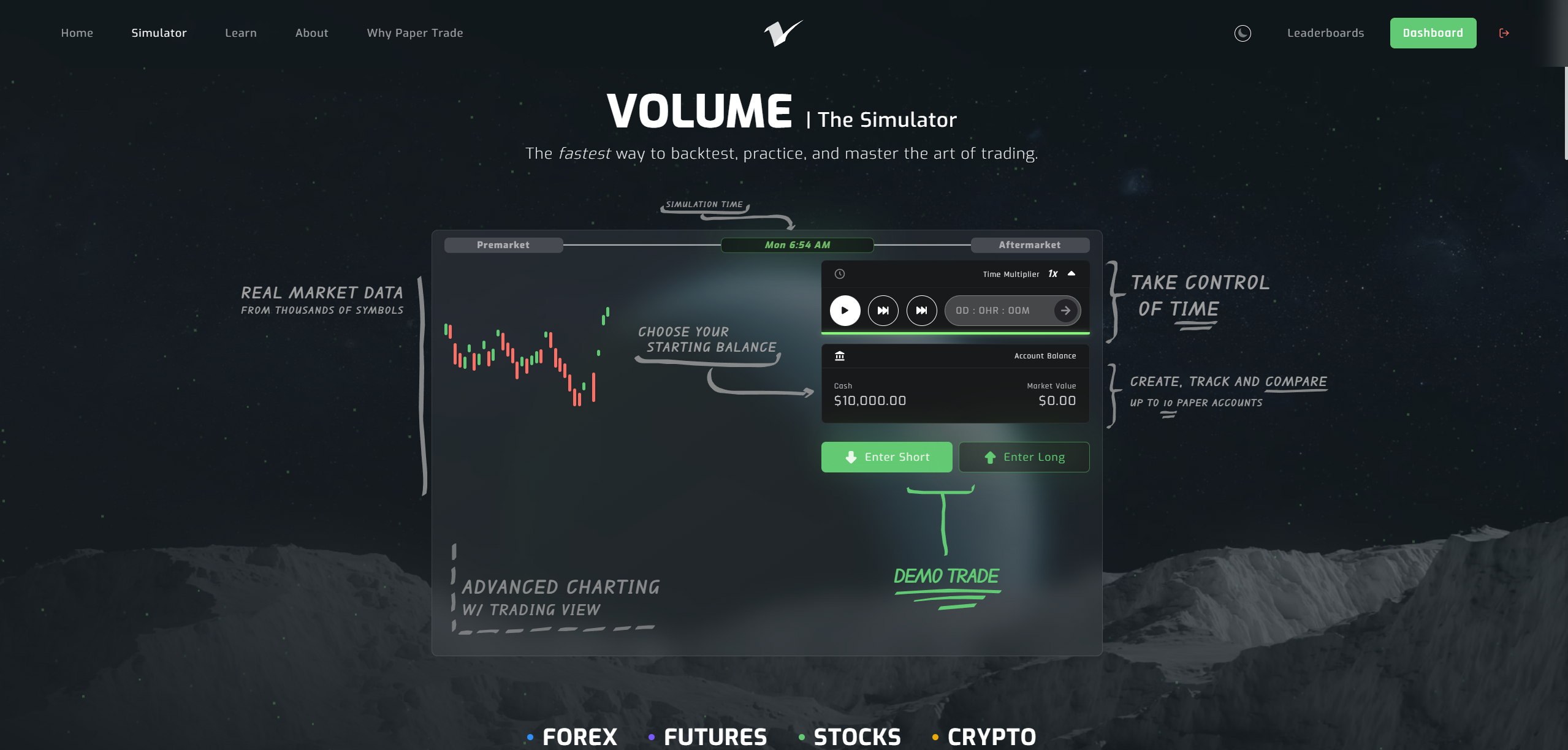 The Simulator - Volume | A Trading Game