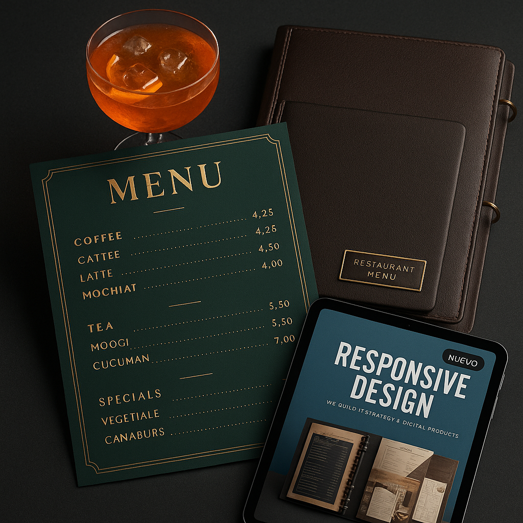 Paquete base: ProSite + Anillado + posavasos + Tarjetas Descuentos