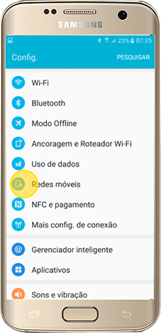 Configure sua Internet Configure sua Internet