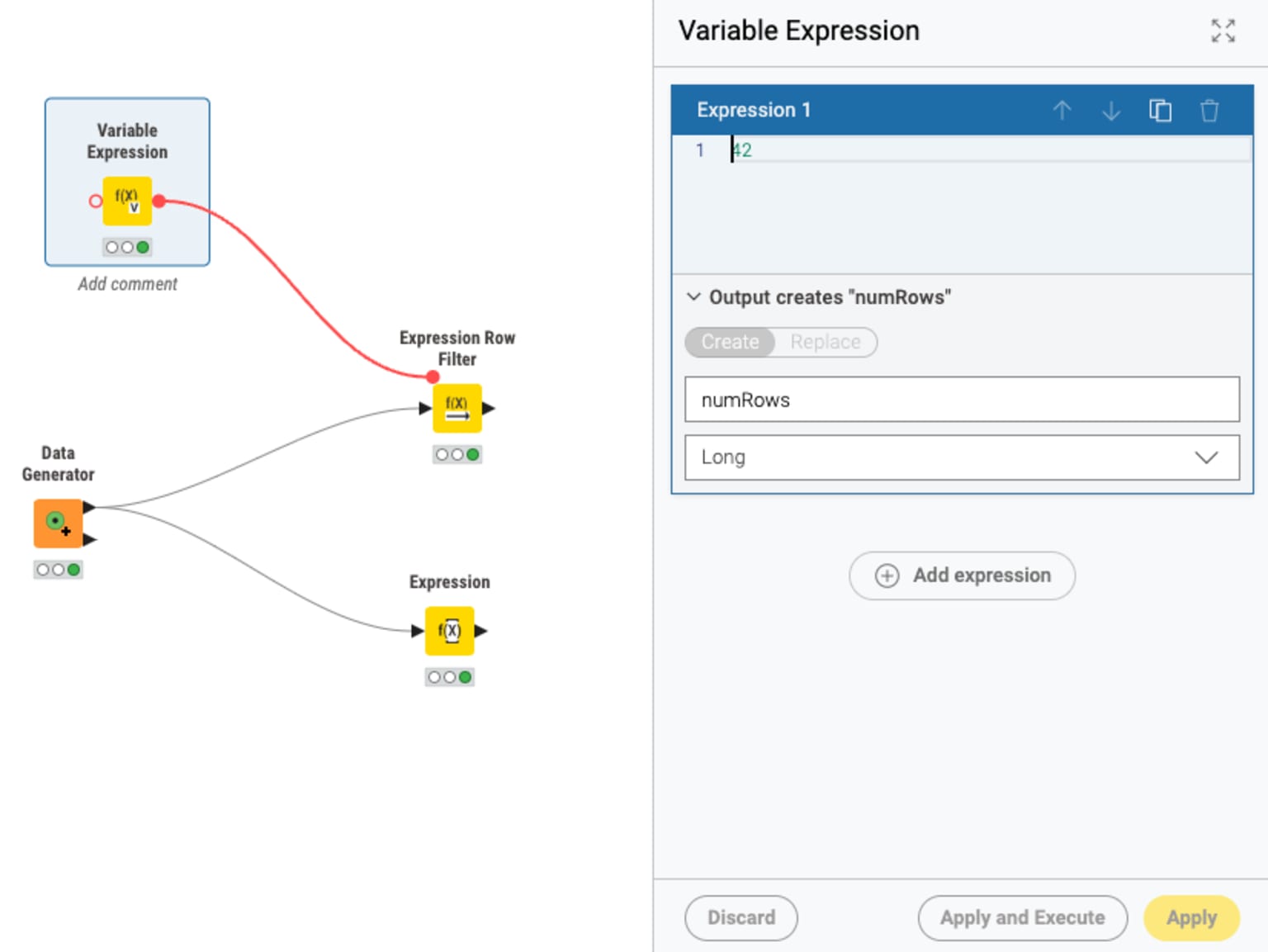 Variable Expression node