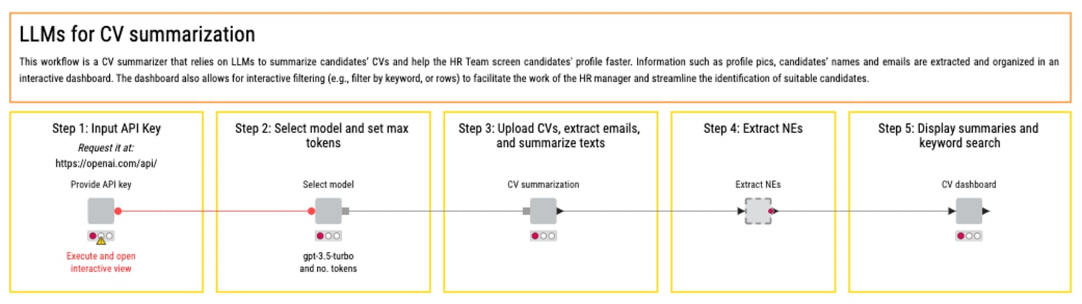 LLMs for CV Summarization