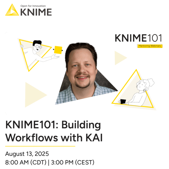 KNIME 101 building workflows with KAI