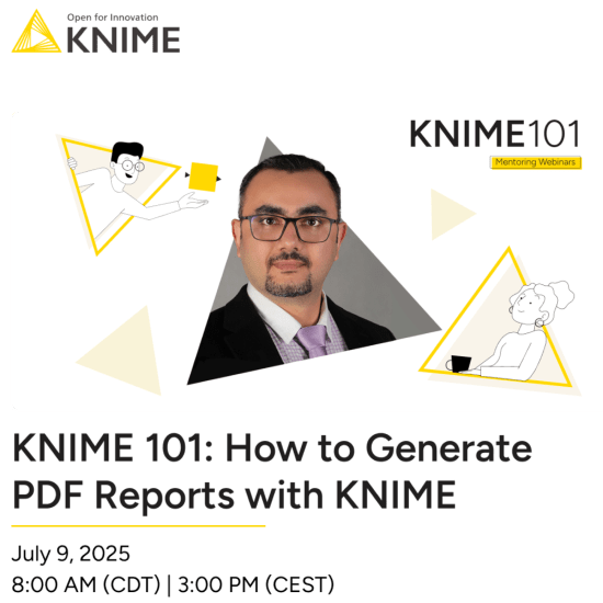 KNIME101 Generating PDF Reports