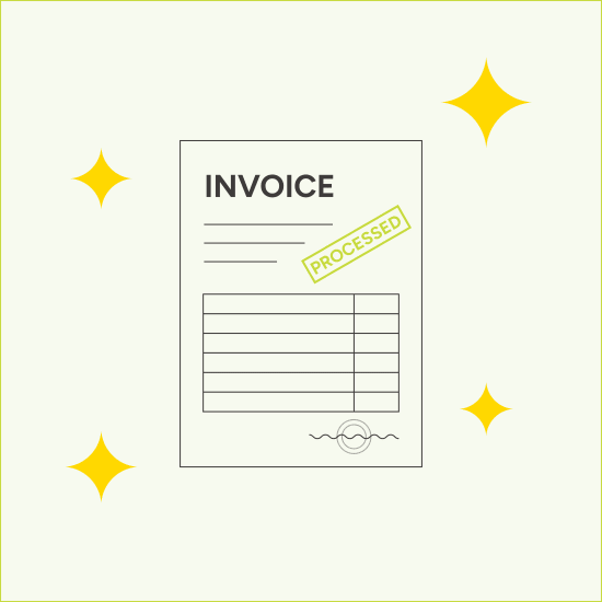 Invoice processed