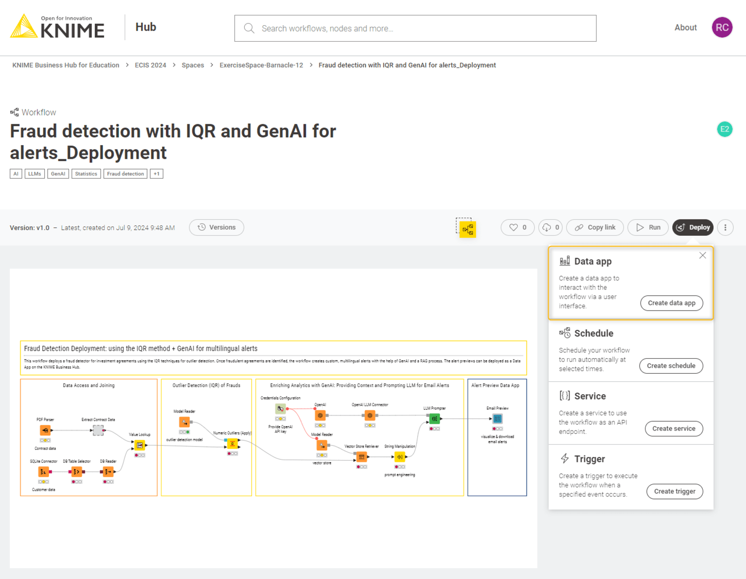 KNIME for Finance - AI