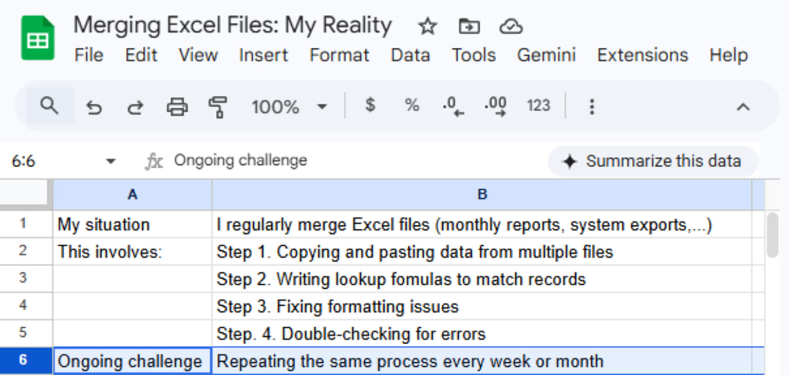 How to merge two or more Excel spreadsheets | KNIME
