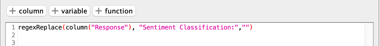 Extracting the one-word sentiment label from the model’s response.
