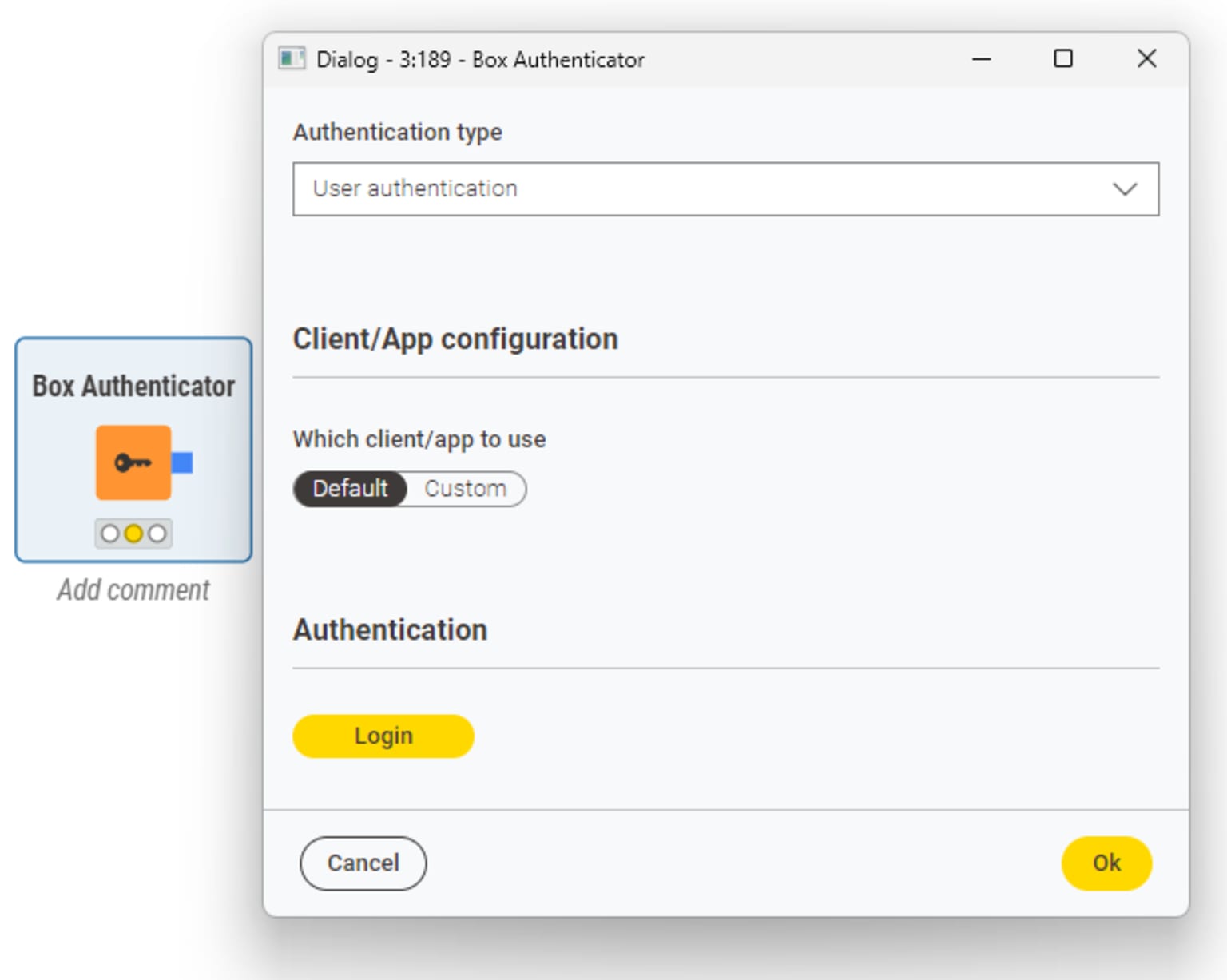 Box authenticator