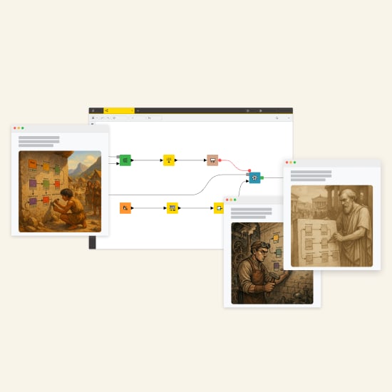 How to Time Travel with AI Image Generation in KNIME Header