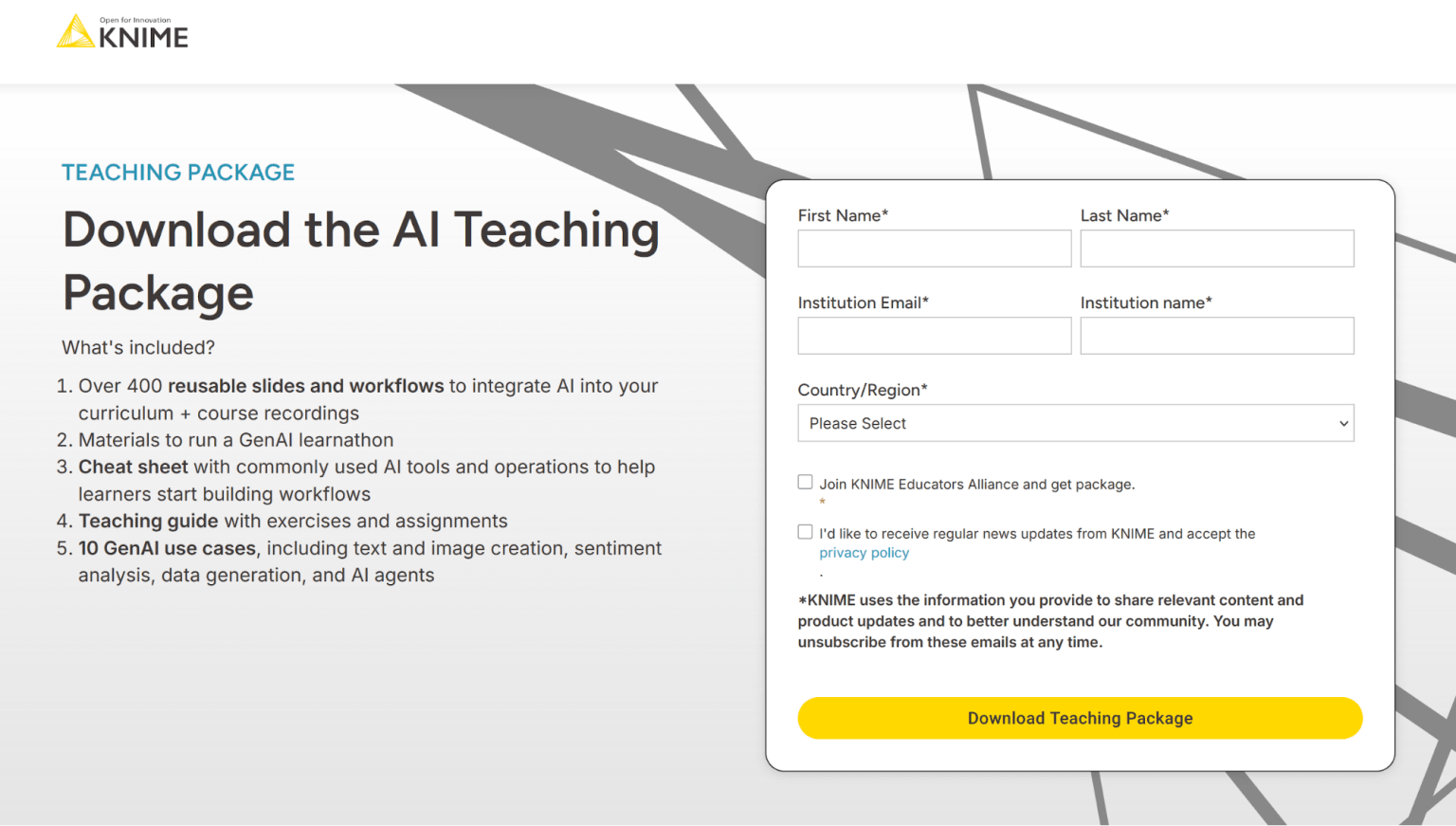 AI Teaching package