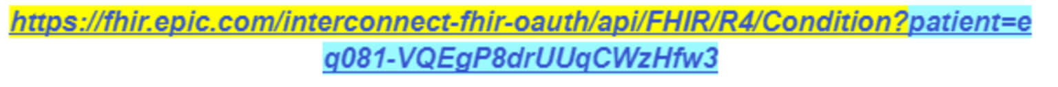 Interact with Epic on FHIR to visualize patient data