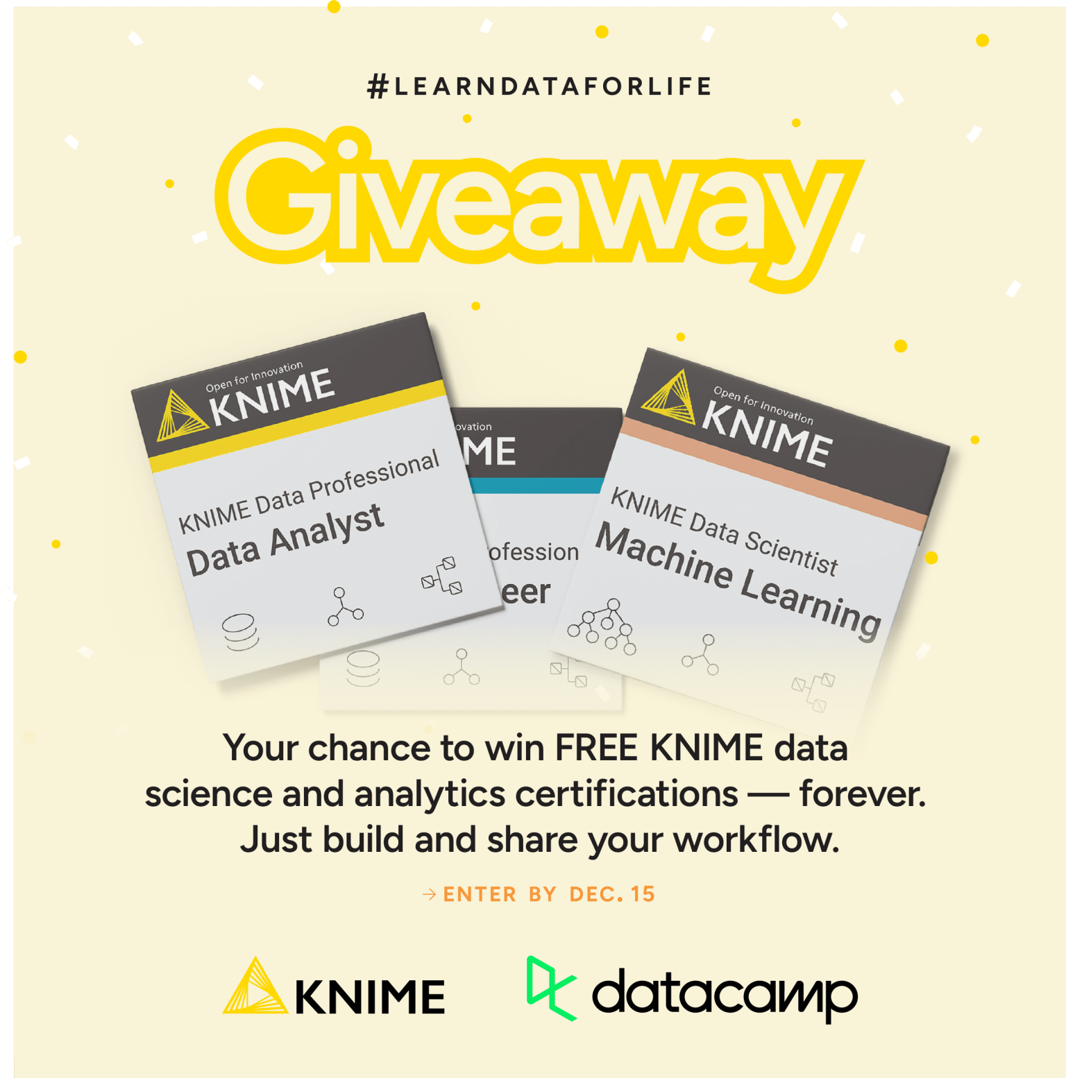 knime learn data for life giveaway