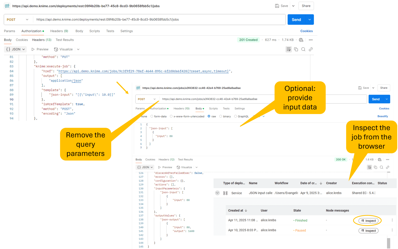 Grabbing the link in the JSON response