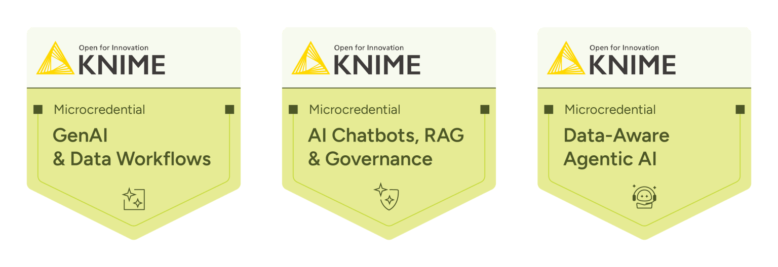 KNIME AI courses