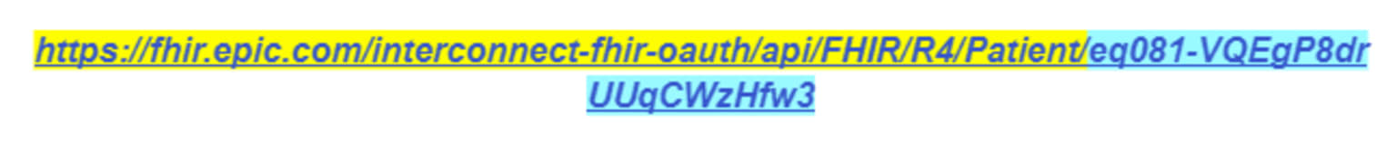 Interact with Epic on FHIR to visualize patient data