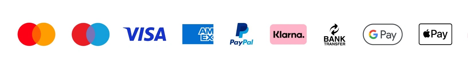 Accepted cards