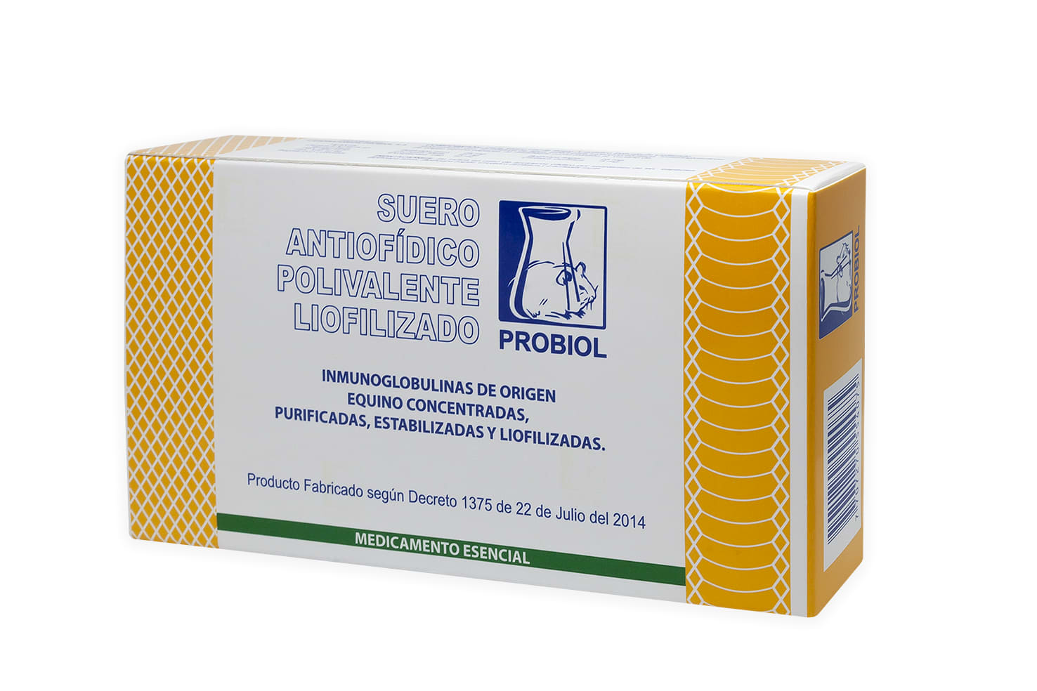 SUERO ANTIOFIDICO POLIVALENTE - SUERO ANTIOFIDICO POLIVALENTE LIOFILIZADO PROBIOL | Automatización industrial Perú