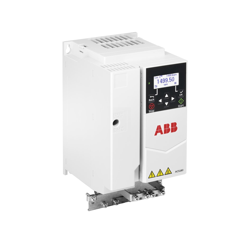 3AXD50000822232 - VARIADOR 4HP-3 KW 240V IP20 3F/ACS180-04S-15A6-2 ABB | Automatización industrial Perú